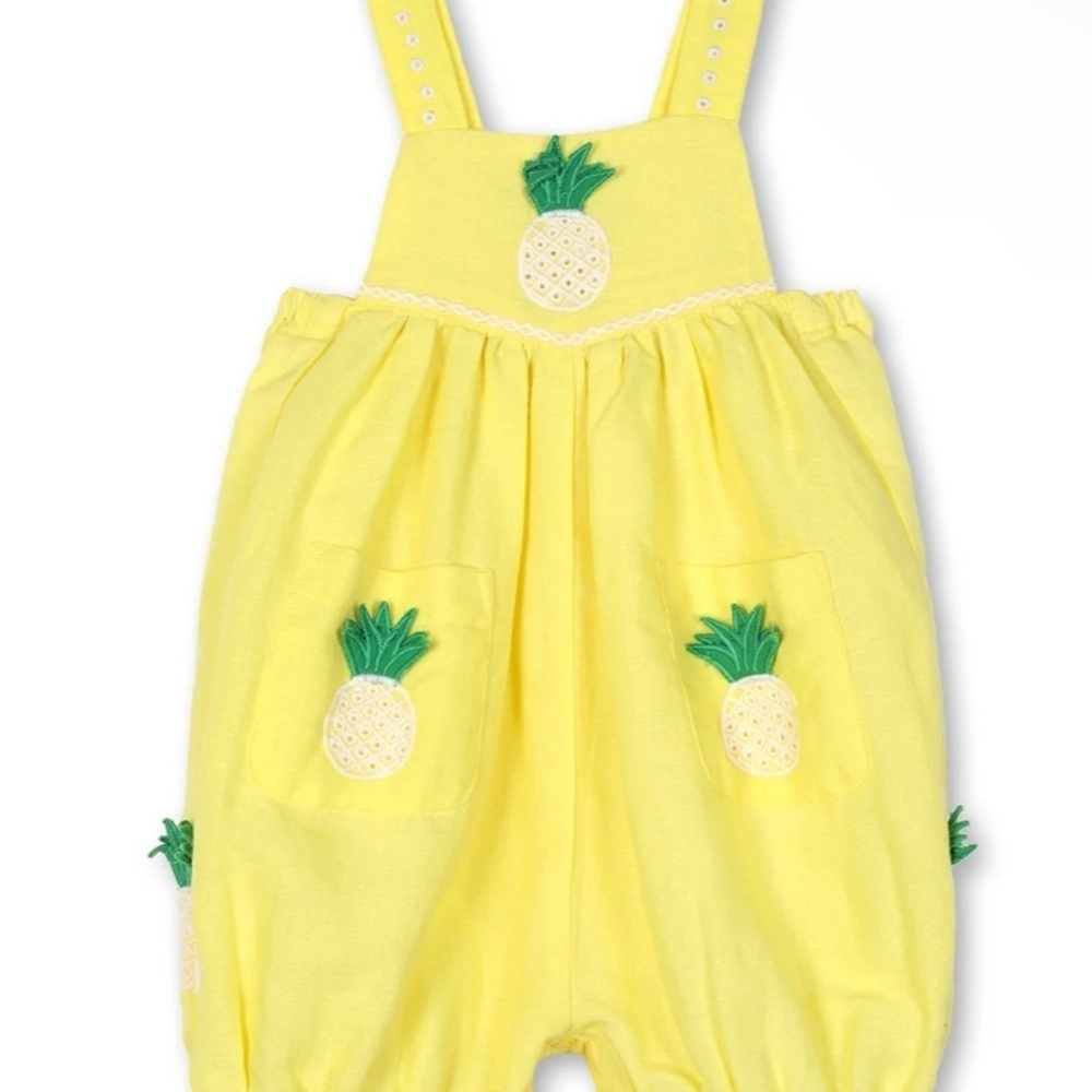 Stella McCartney Kids Yellow Pineapple One Piece - Picture 2 of 5